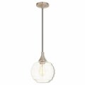 Permatex Brushed Nickel Mini Pendant Light, 12.5 - 80 in. 40611-91